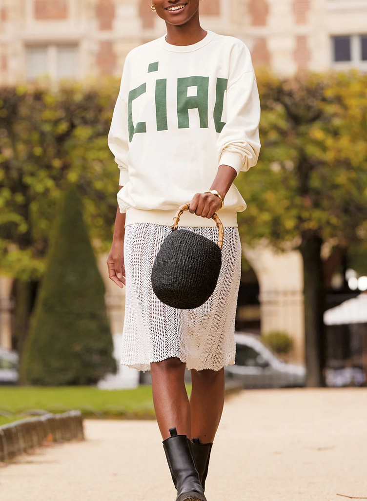 Pot de miel w/ bamboo handle black