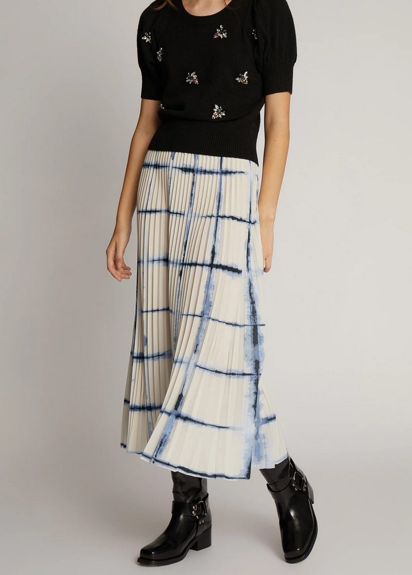 Charming skirt in indigo