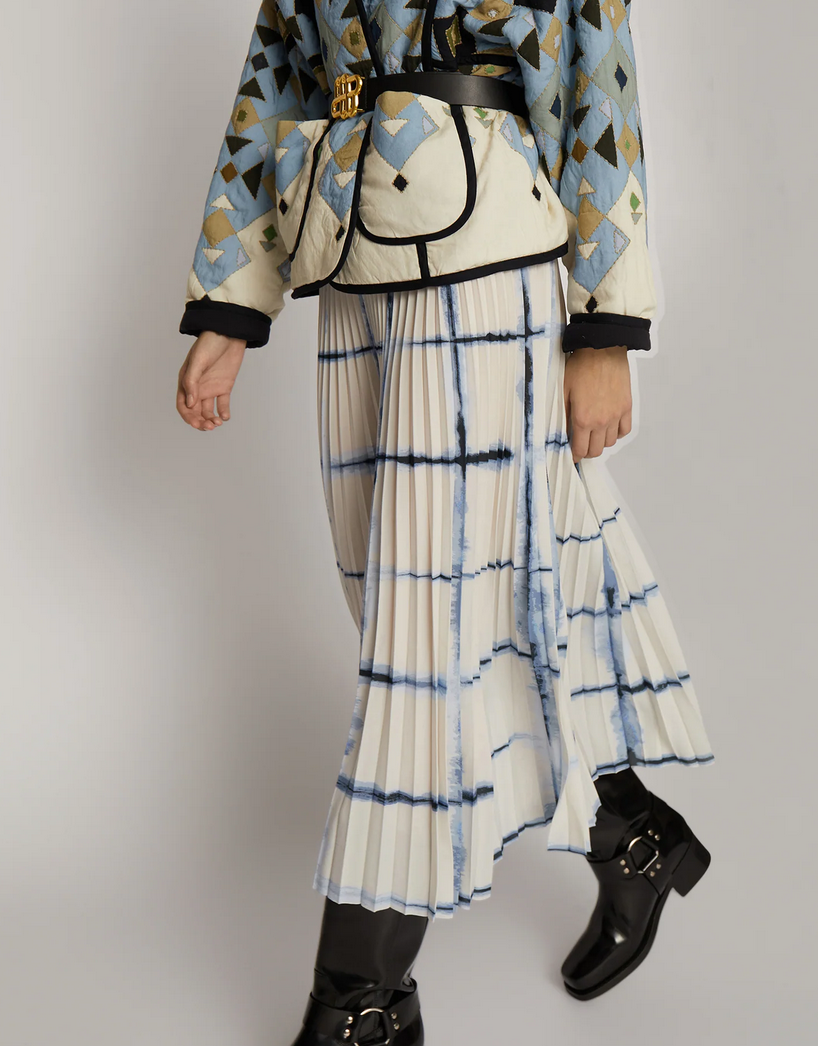 Charming skirt in indigo