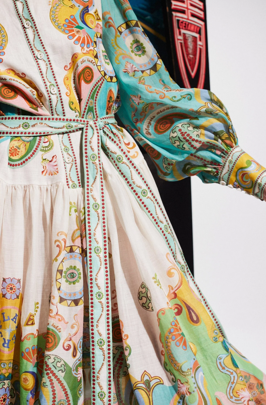 Pinball shirtdress multi