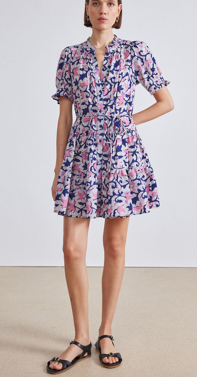 Las alturas mini dress la vid batik rosa