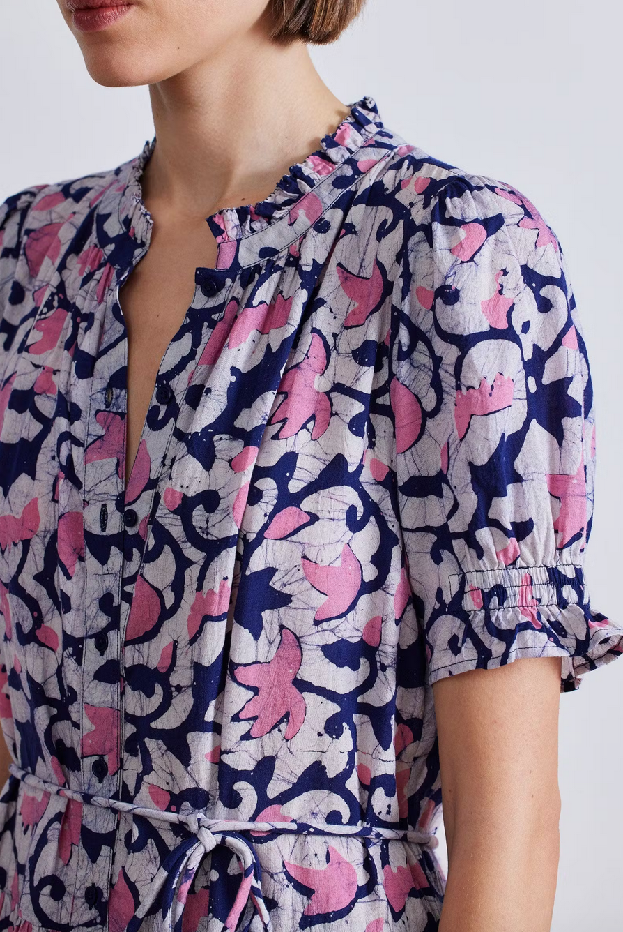 Las alturas mini dress la vid batik rosa