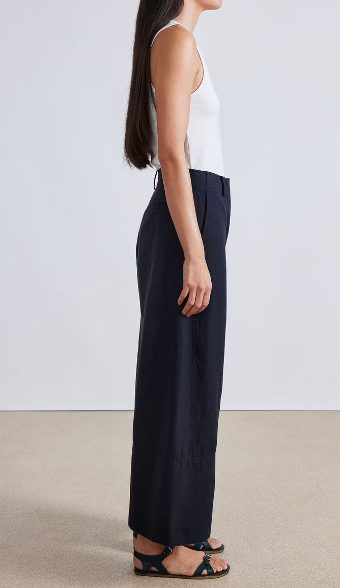Malou wide leg pant in black