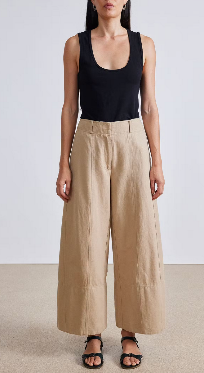 Malou wide leg pant desert