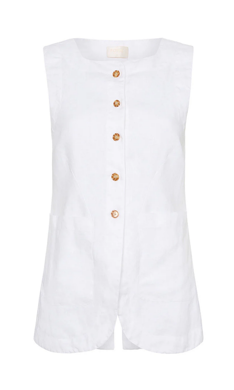 Emma vest ivory