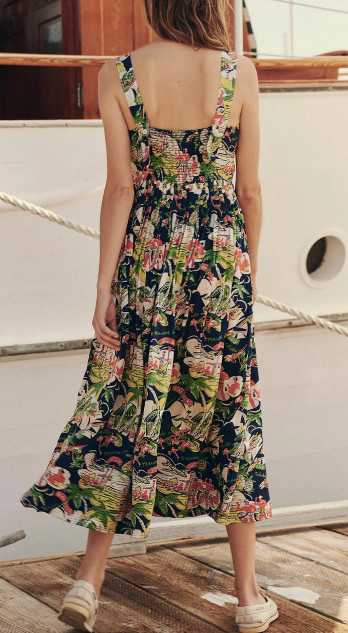 the day break dress surfjack print