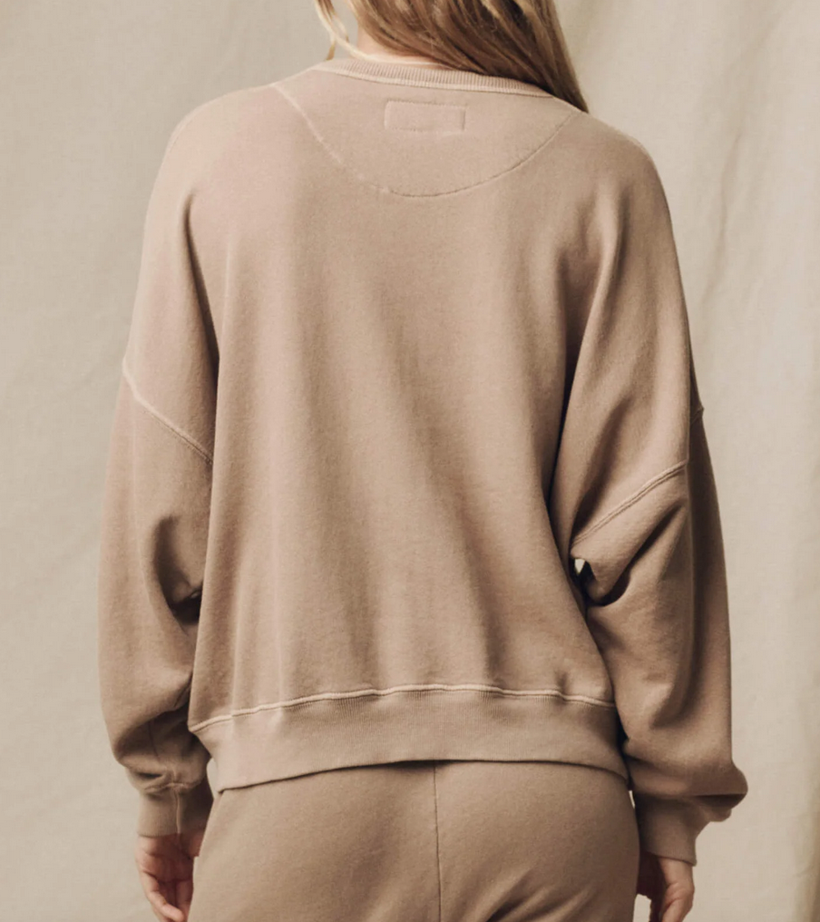 the teammate sweatshirt khaki