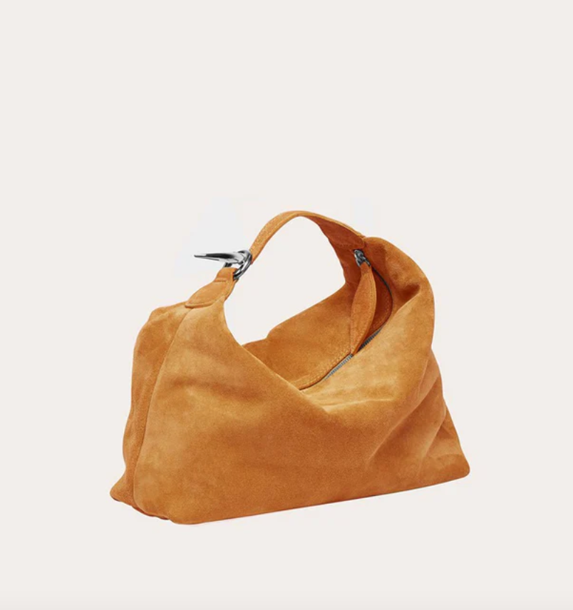 Pillow pouch suede rhum