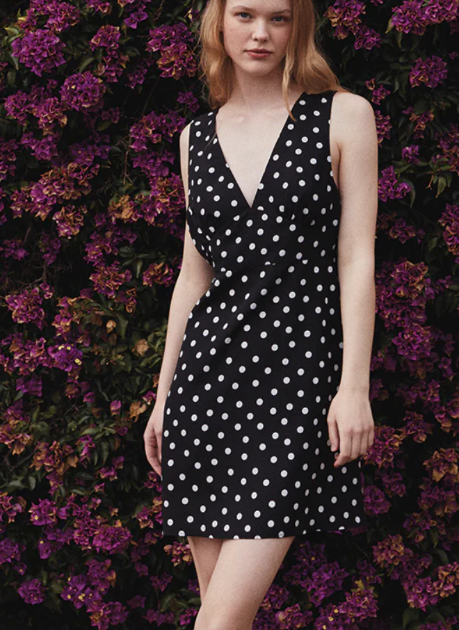 Manolo dress polka dot
