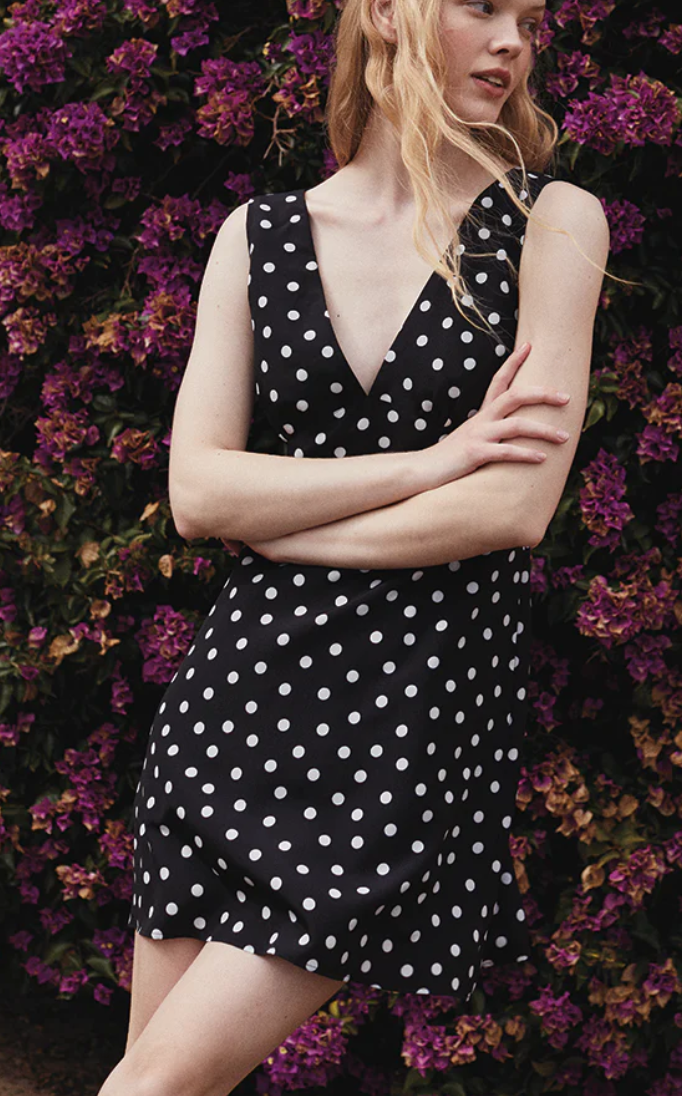 Manolo dress polka dot