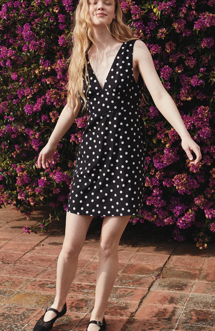 Manolo dress polka dot