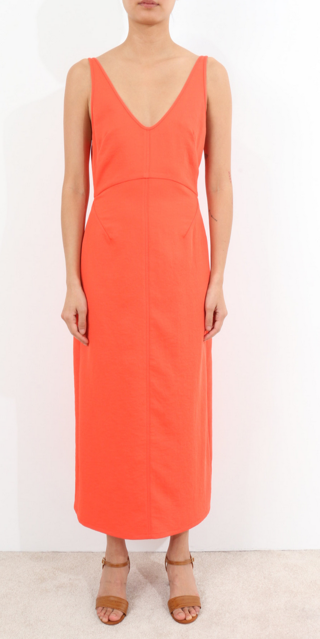 prim dress coral