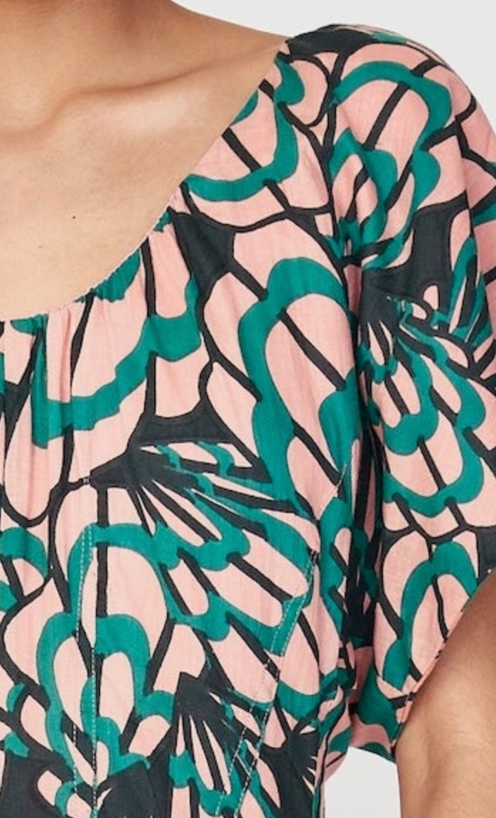 Wailea dress in paradise shell