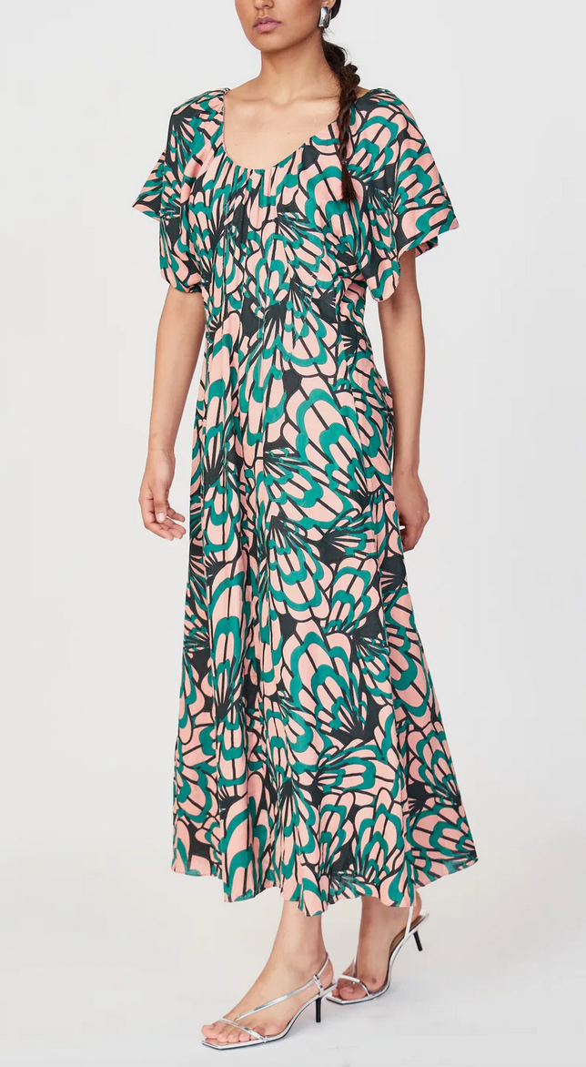 Wailea dress in paradise shell