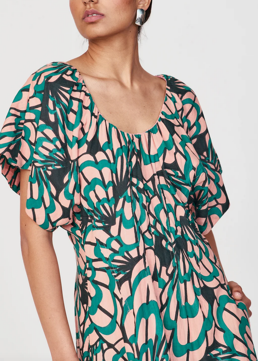Wailea dress in paradise shell