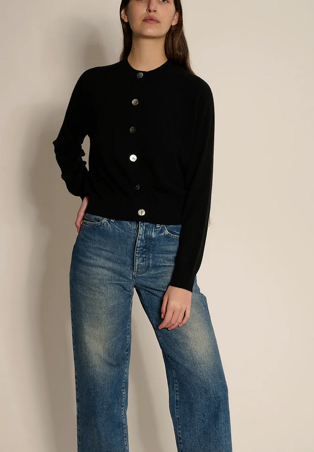 Gwen cashmere cardigan black