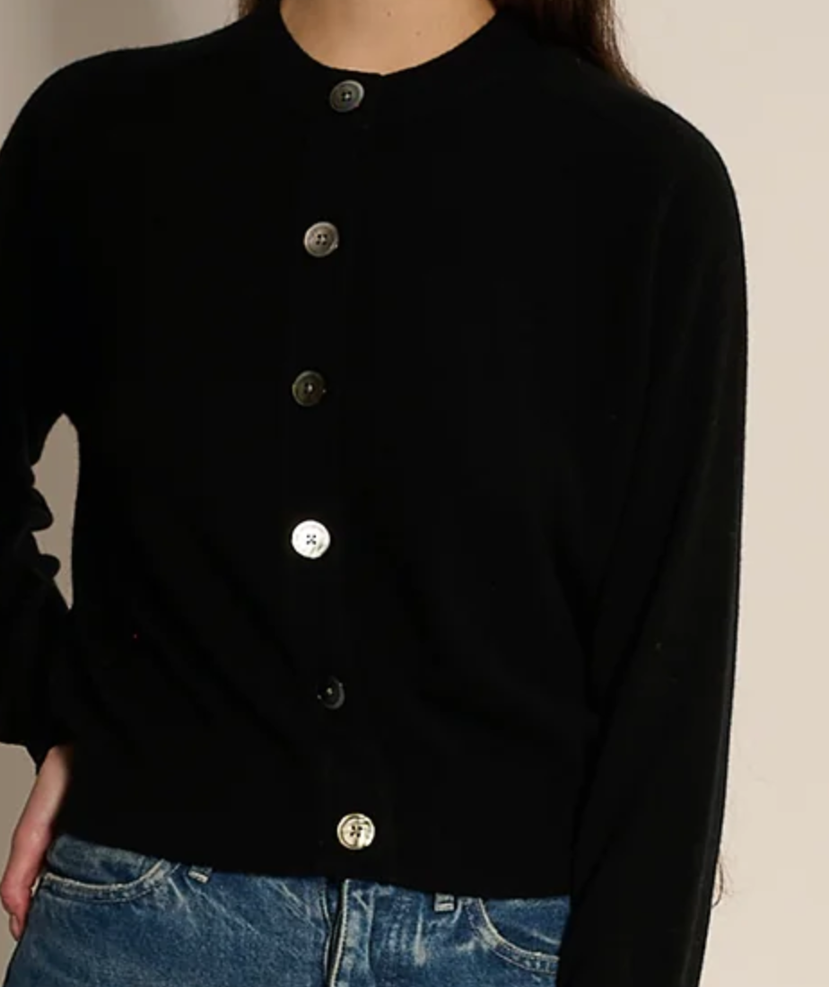 Gwen cashmere cardigan black