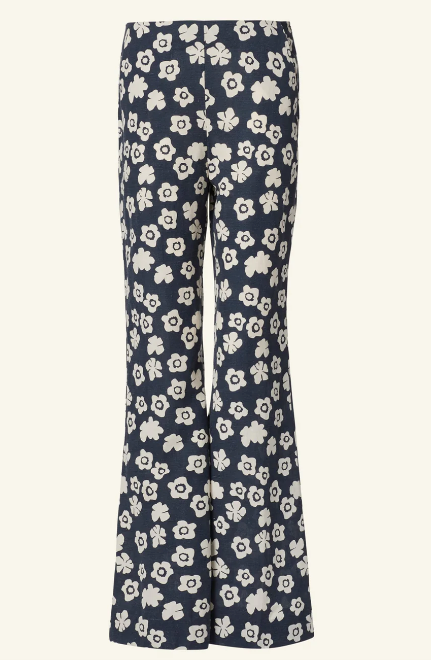 Charlie deep sea lotus pant blue sea