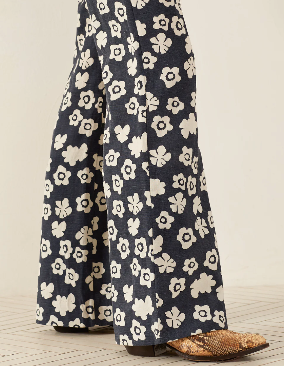 Charlie deep sea lotus pant blue sea