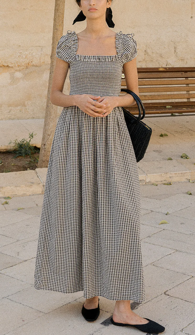 Mira dress gingham