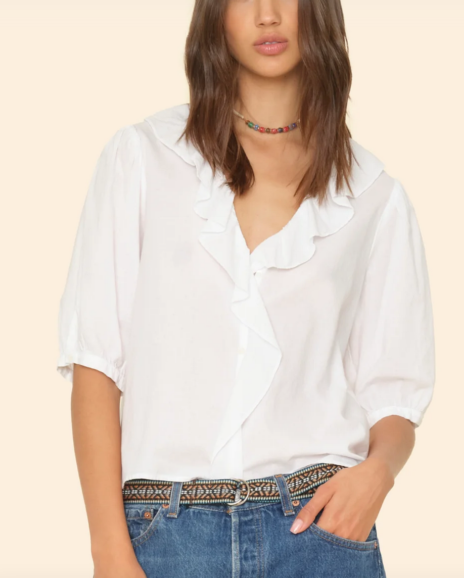 white caspia top