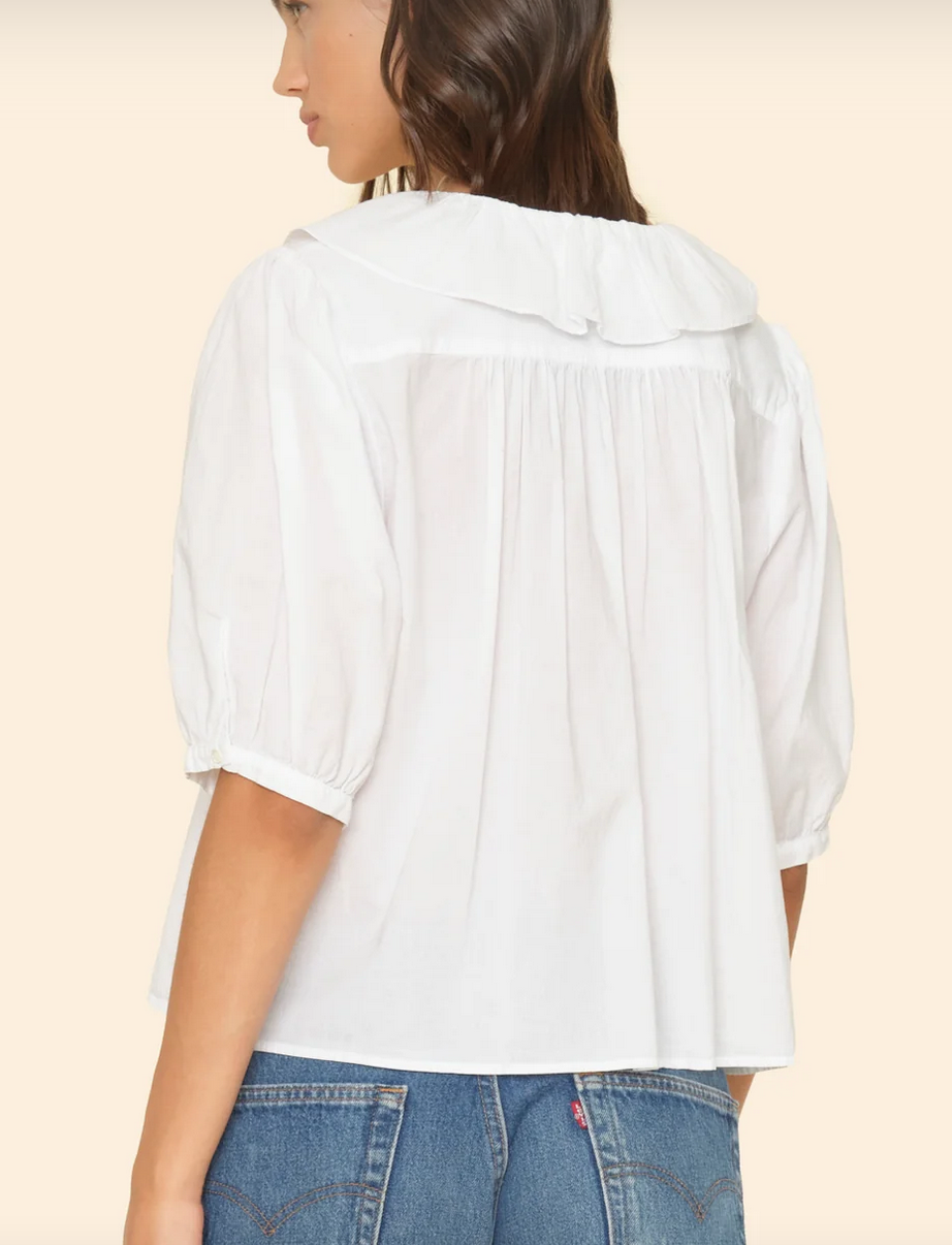 white caspia top