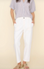 white mercer denim pant