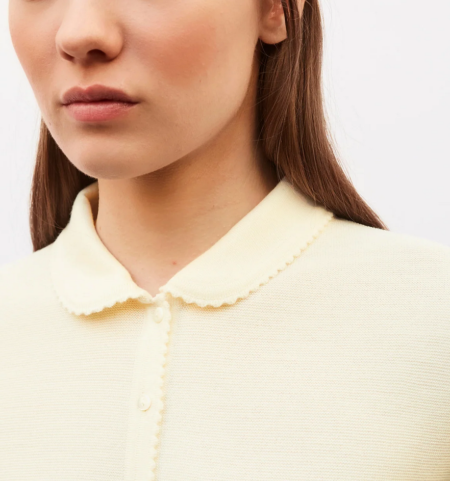 Andrieu little short sleeve polo shirt naturel