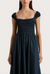 Lene midi dress navy