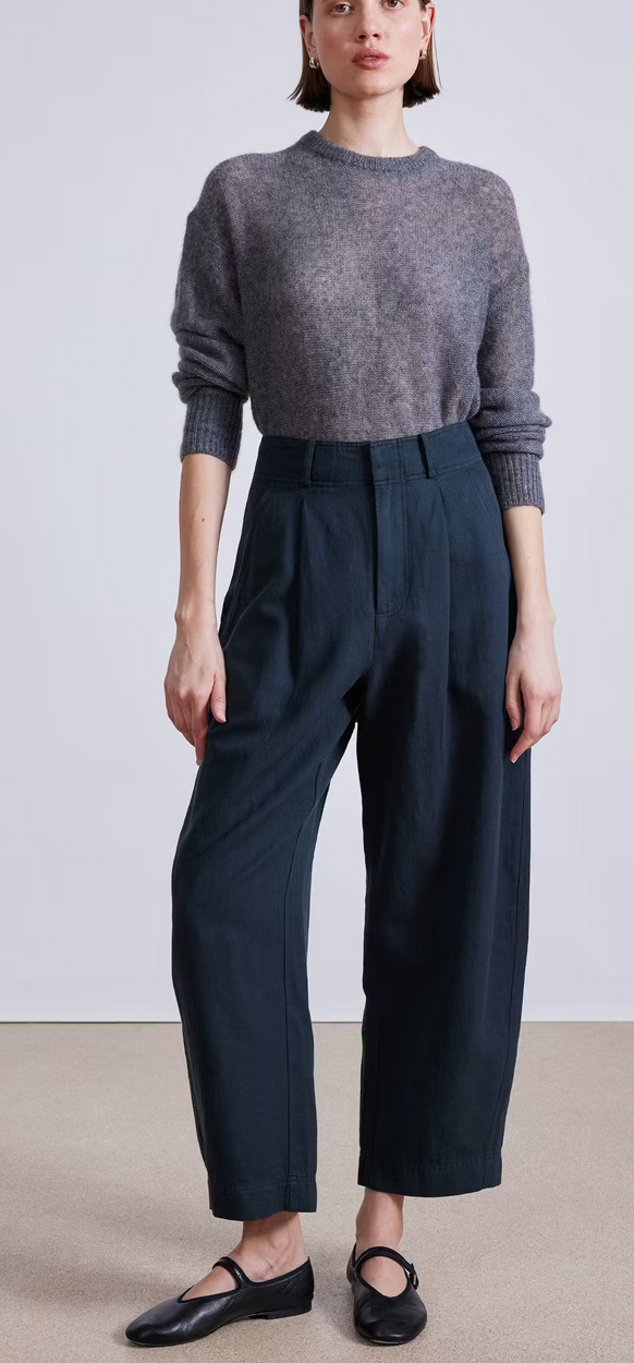 Bari crop trouser forest river