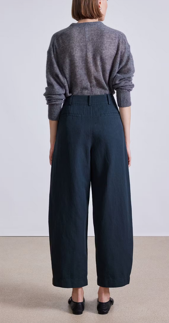 Bari crop trouser forest river
