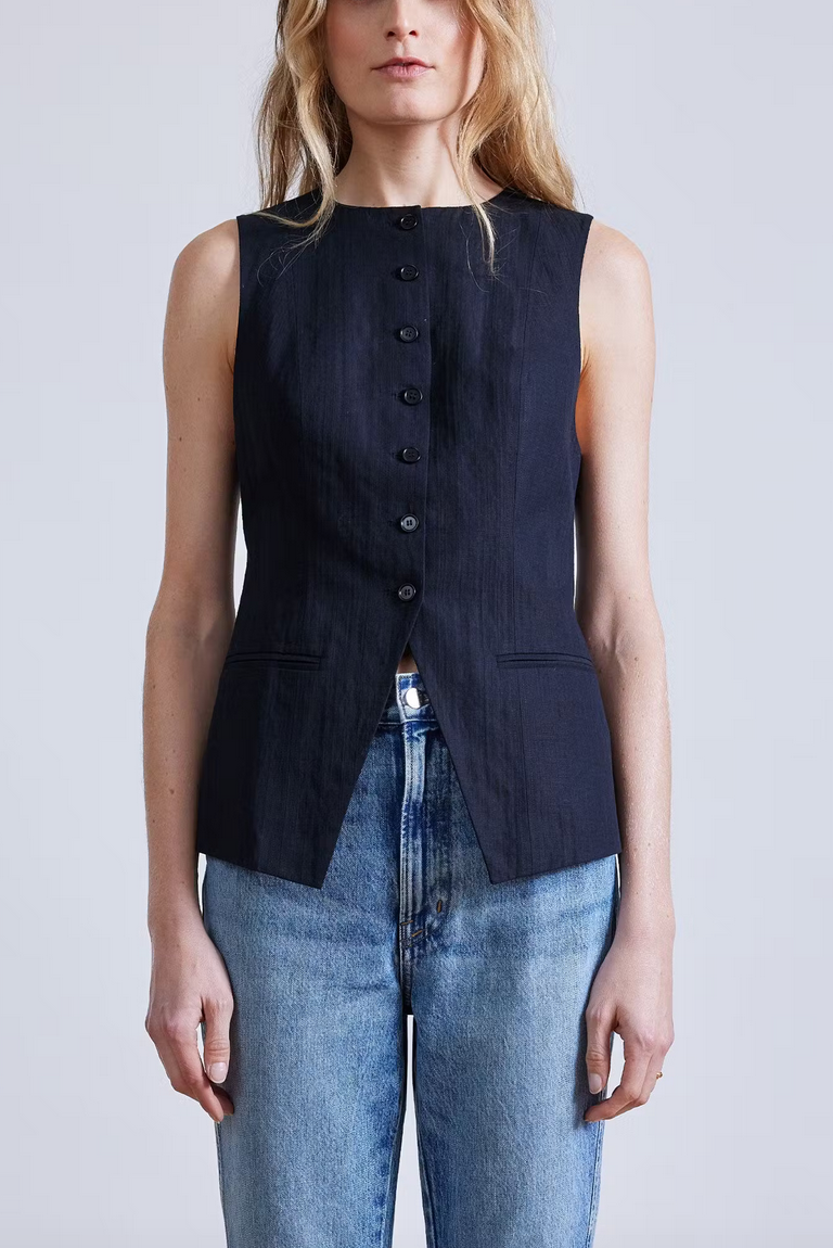 marca tunic vest black