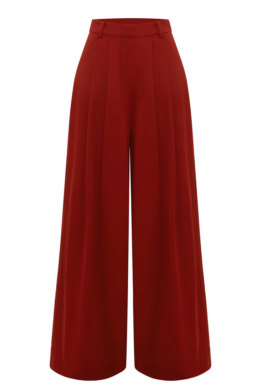 Wesley trouser garnet