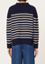 Valdi sweater marine ecru stripe