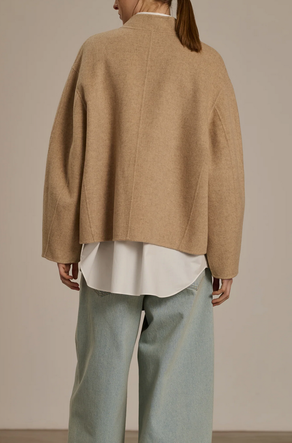 windsor coat mottled beige