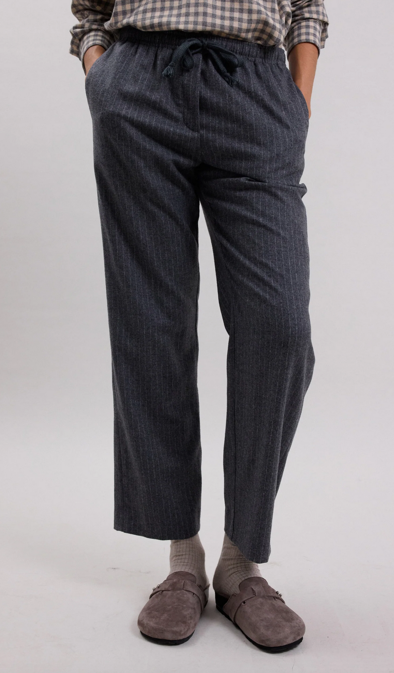 Peyo pants grey pin stripe