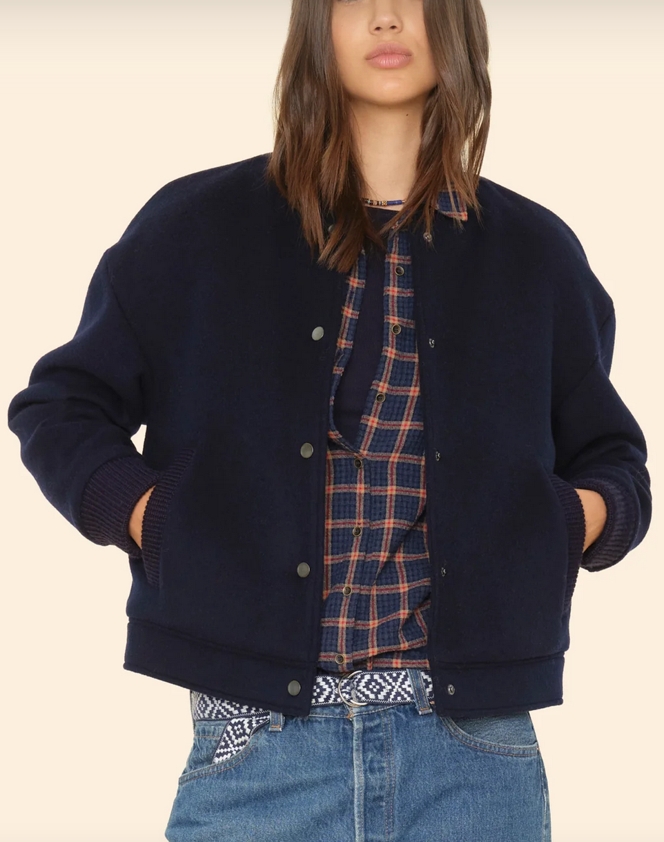 dark navy braidy jacket