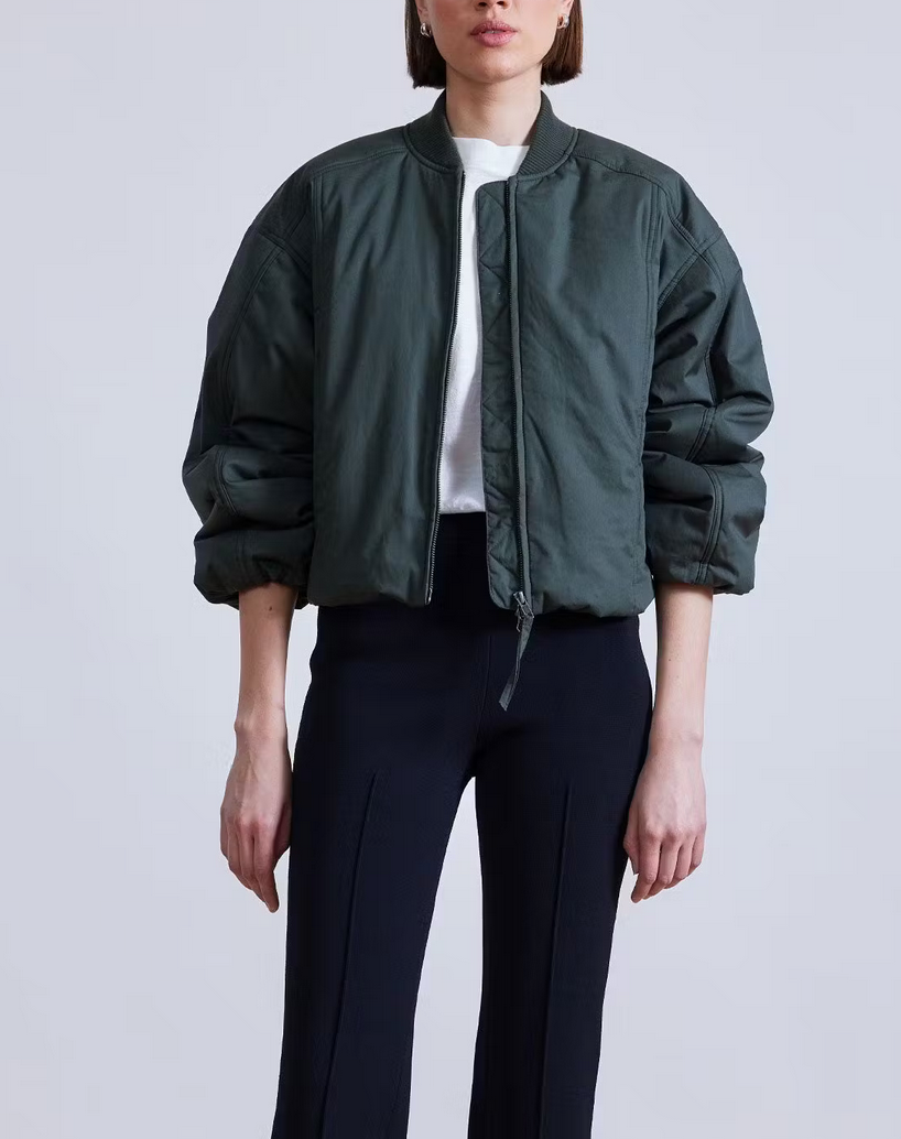 esteria bomber loden green