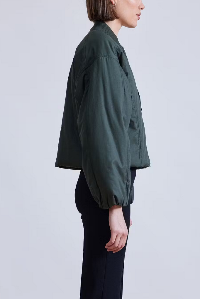 esteria bomber loden green