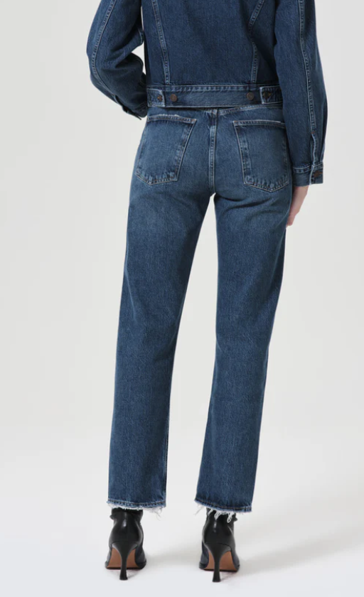 90's pinch waist high rise straight in range