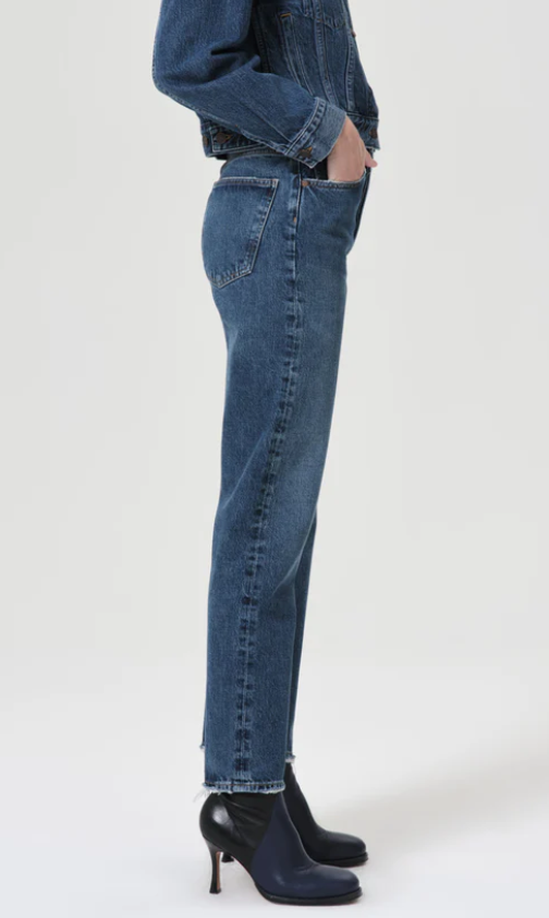 90's pinch waist high rise straight in range