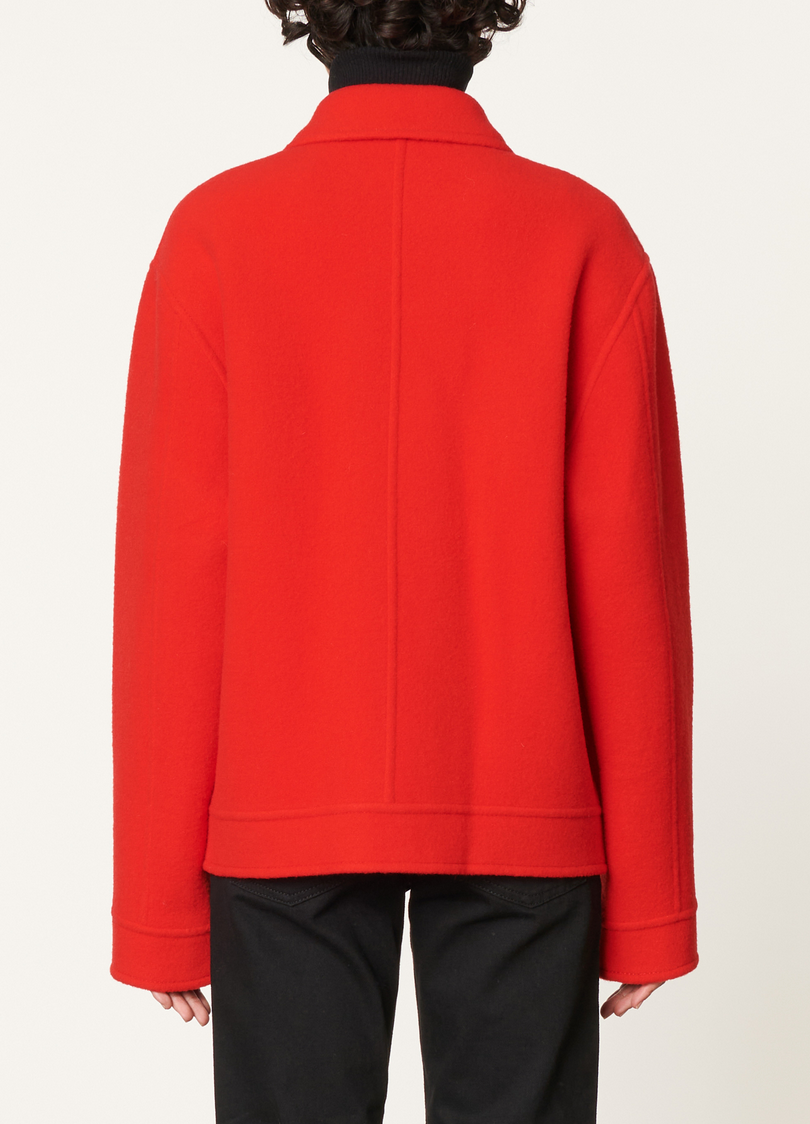 Diego coat poppy red