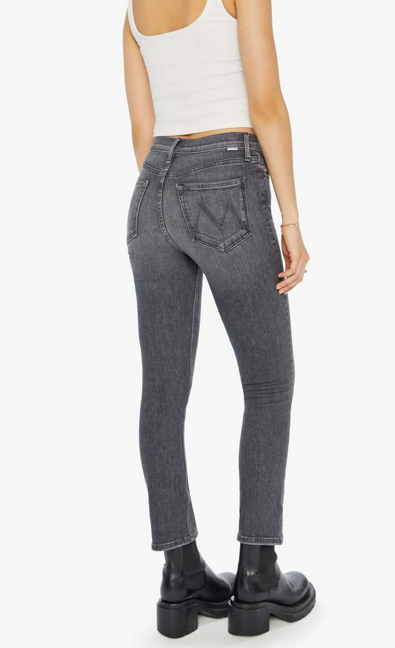 The pixie mid rise dazzler ankle up in smoke