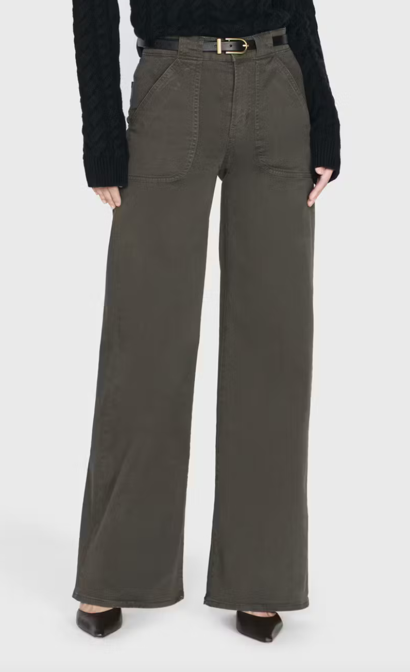 Modern pocket pant in rich military