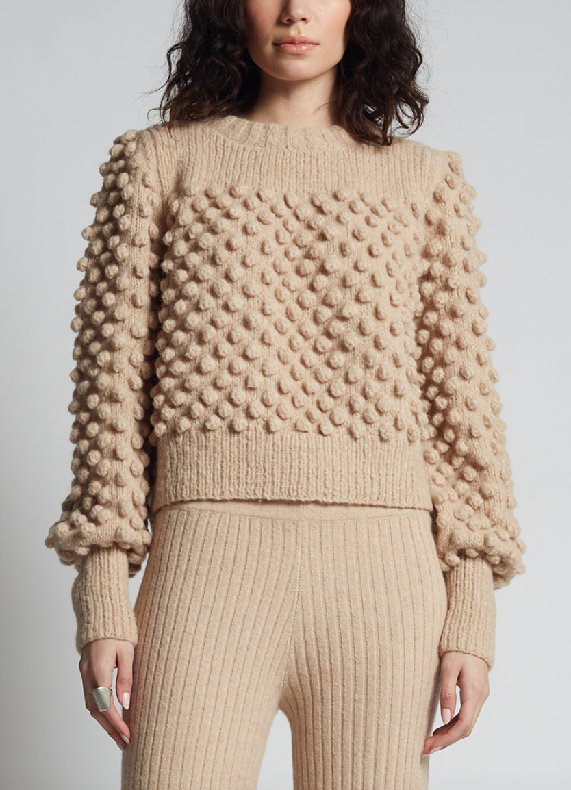 camila sweater pale camel