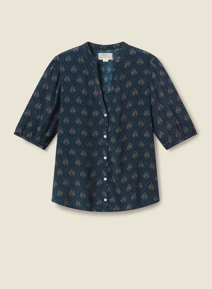 dakota blouse coastal mosaic