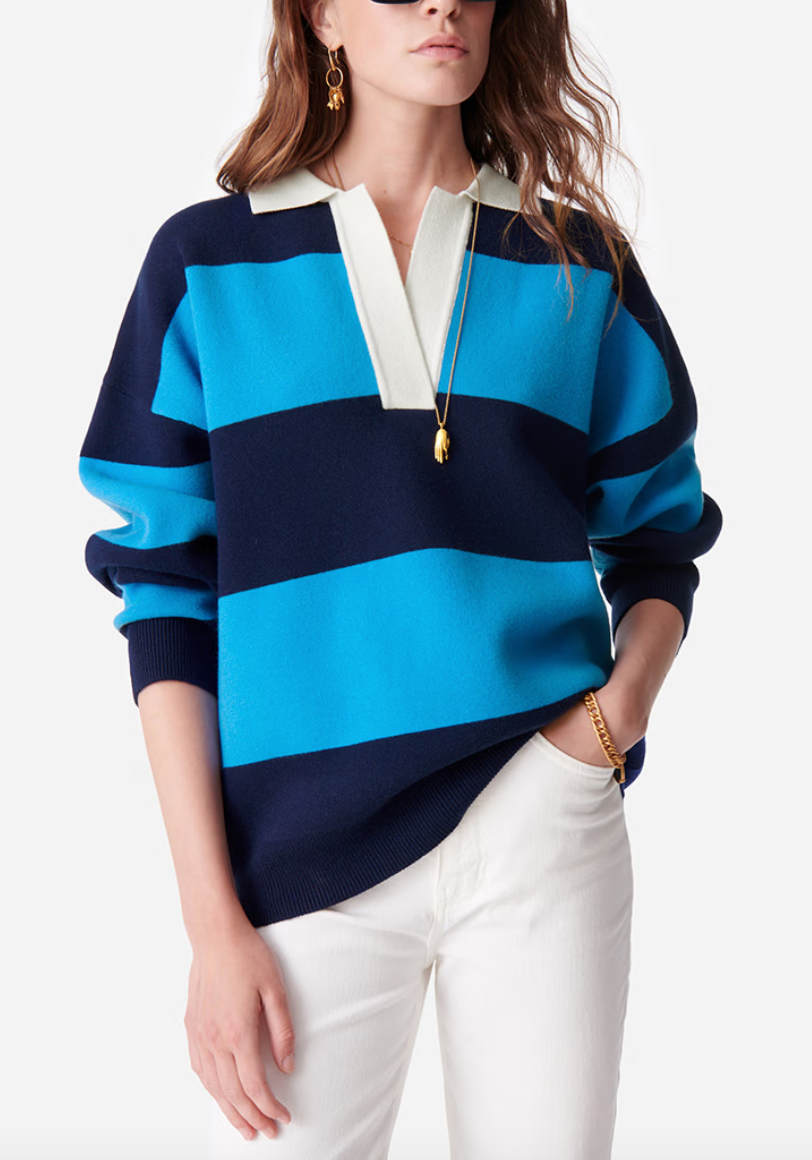 Dolly sweater klein/ marine