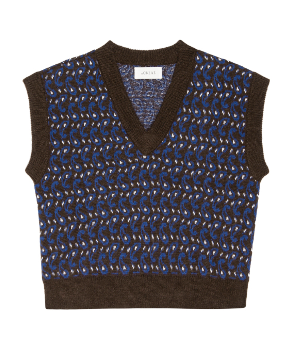 the sweater vest driftwood paisley