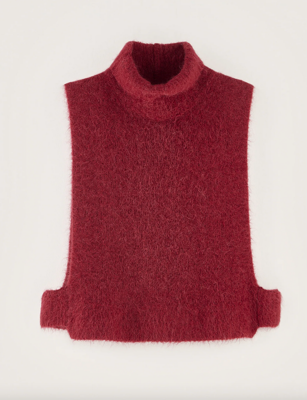 Daren vest popover red dahlia