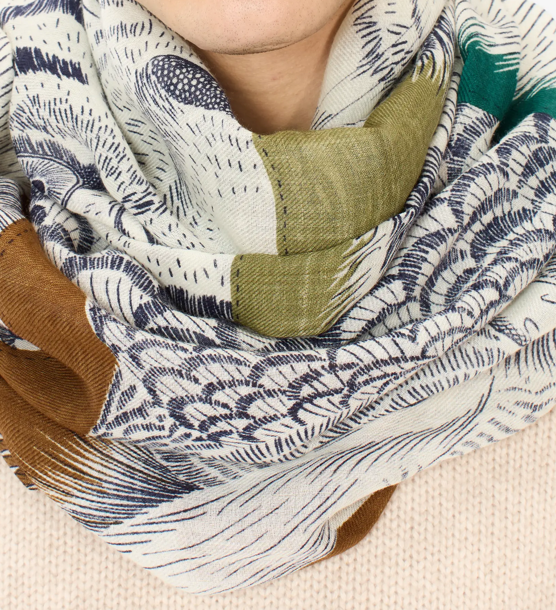 scarf 70 freres green